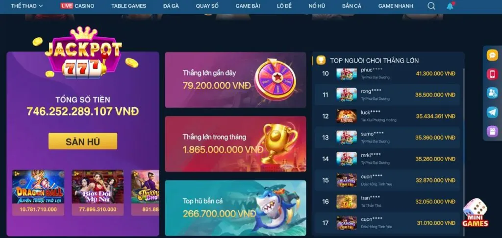 Slot Game Nổ Hũ 868BET